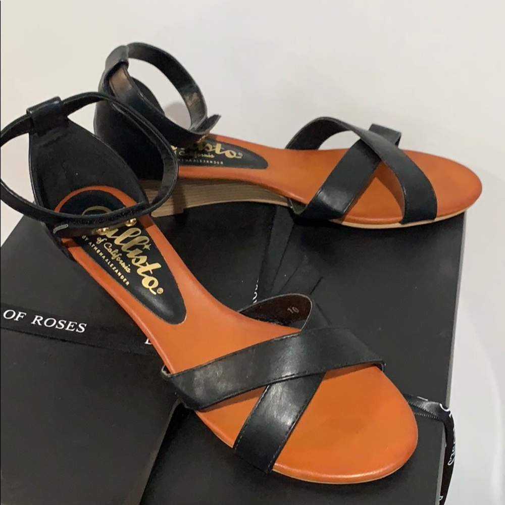 A pair of comfortable sandles